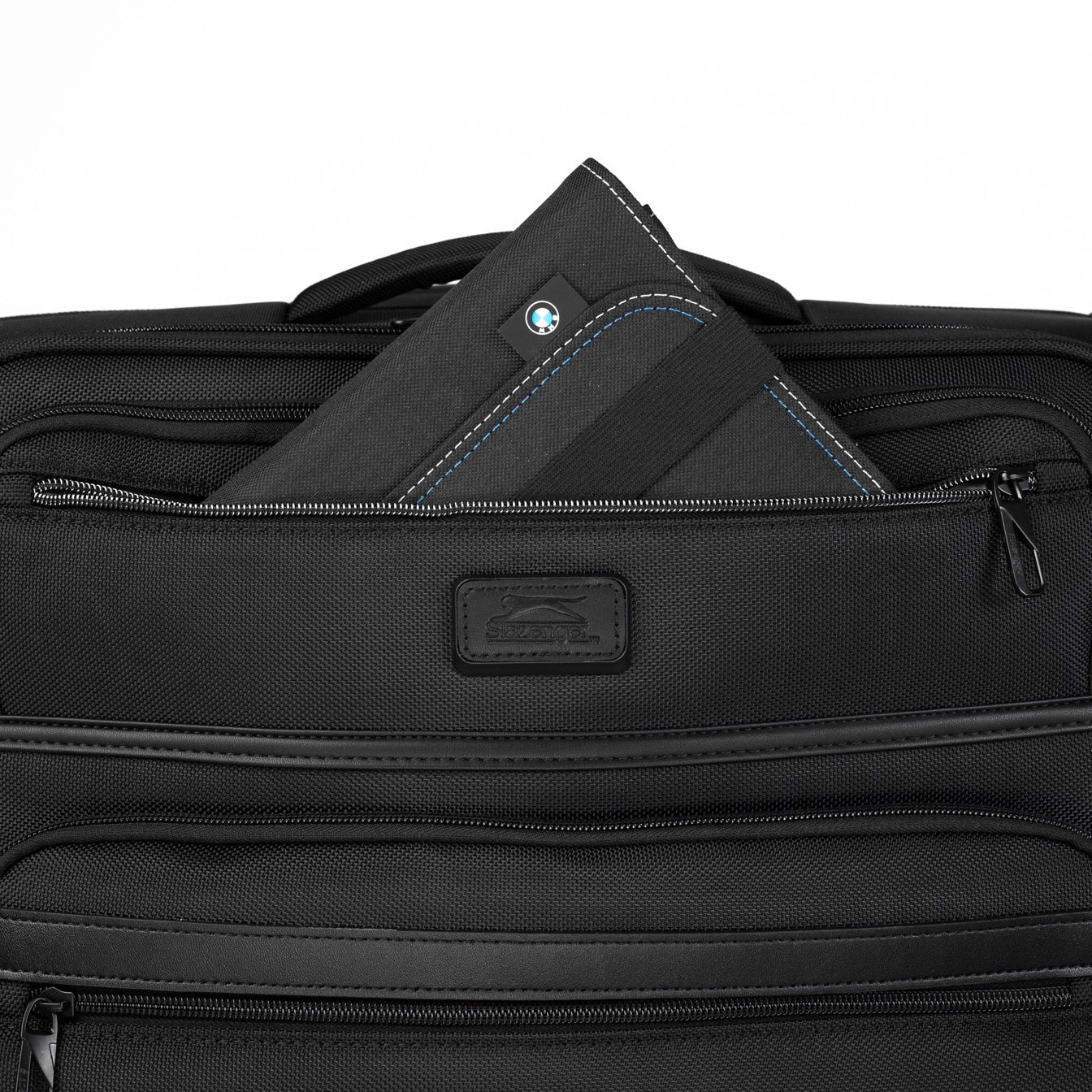מזוודת טרולי עסקים עם תא לללפטופ LAPTOP CASE מבית המותג SLAZENGER סדרת OXFORD