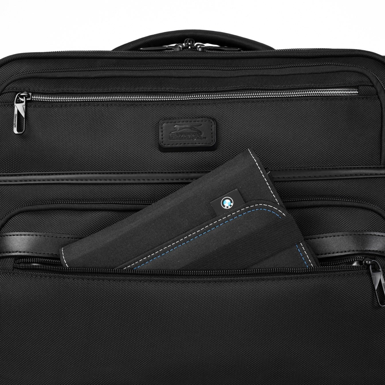 מזוודת טרולי עסקים עם תא לללפטופ LAPTOP CASE מבית המותג SLAZENGER סדרת OXFORD
