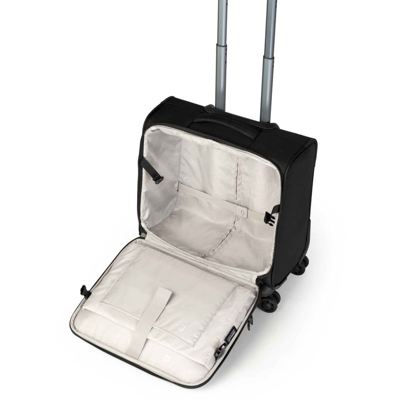 מזוודת טרולי עסקים עם תא לללפטופ LAPTOP CASE מבית המותג SLAZENGER סדרת OXFORD