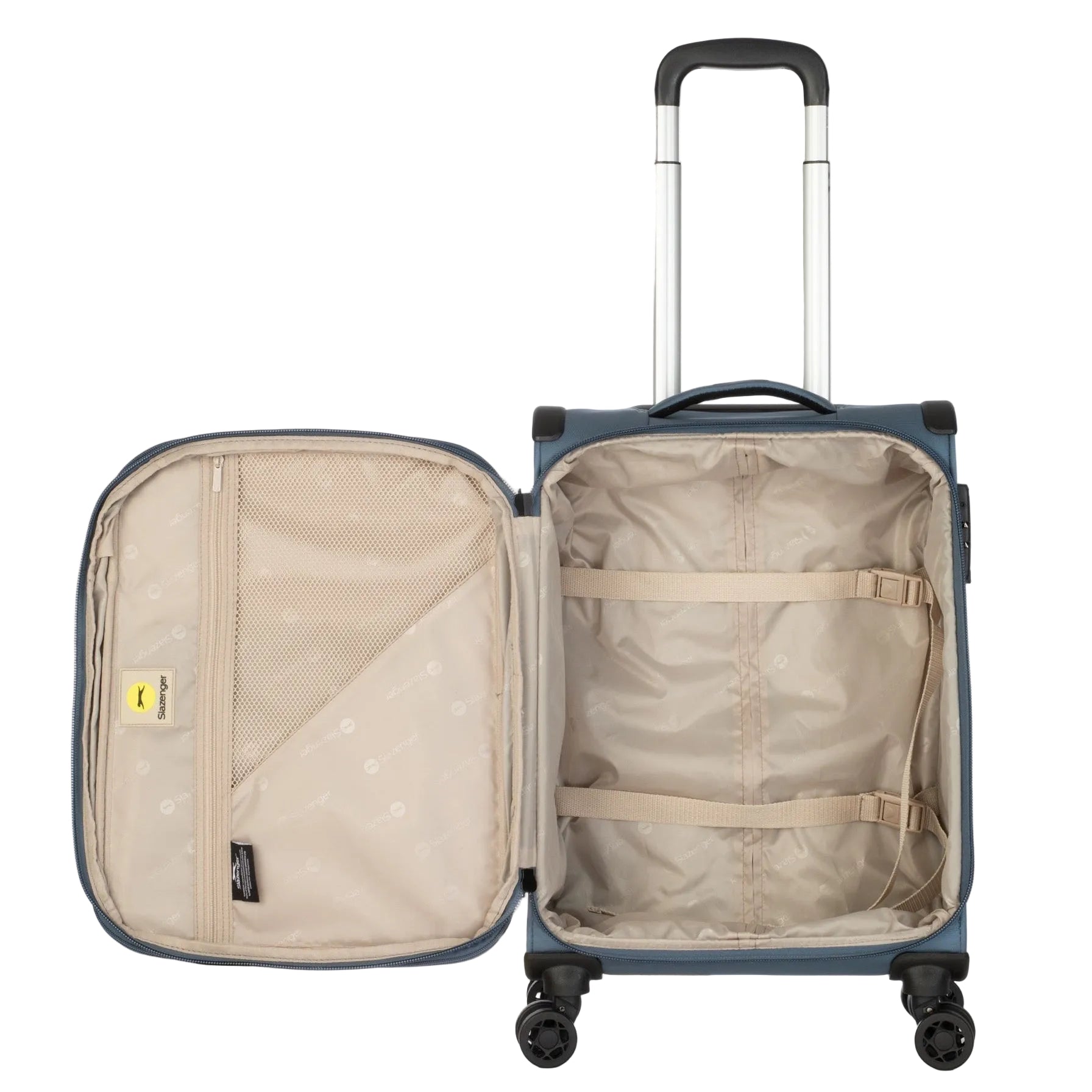 סט מזוודות בד פרמיום בגודל ענק 19"+25"+31" , של המותג SLAZENGER דגם New York II XL