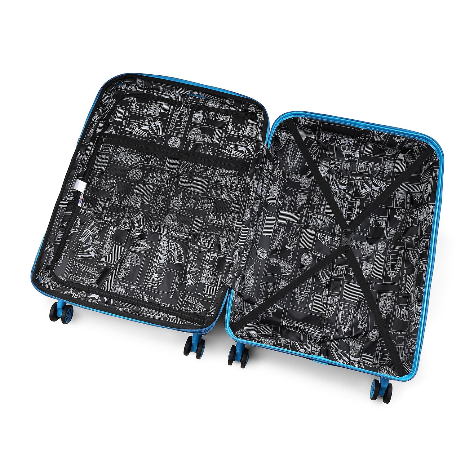 Camel Mountain® Infinity Set Of Four 20 Inch 24 Inch 28 Inch and 32 Inch סט מזוודות