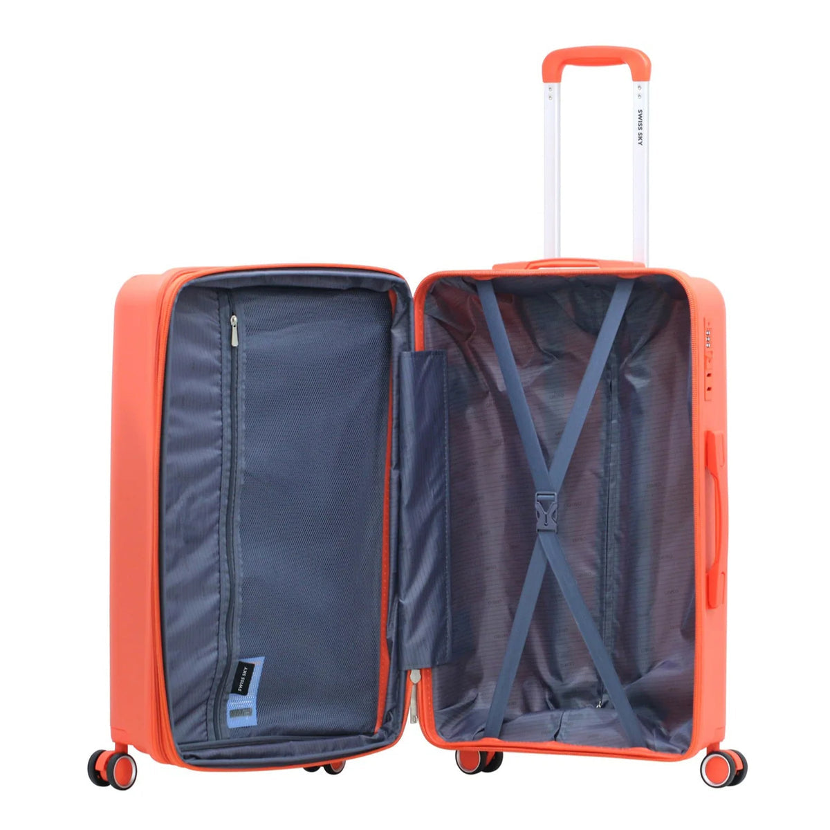 סט 3 מזוודות קשיחות מתרחבות PP מבית GIPRO JAPAN דגם VOYAGER