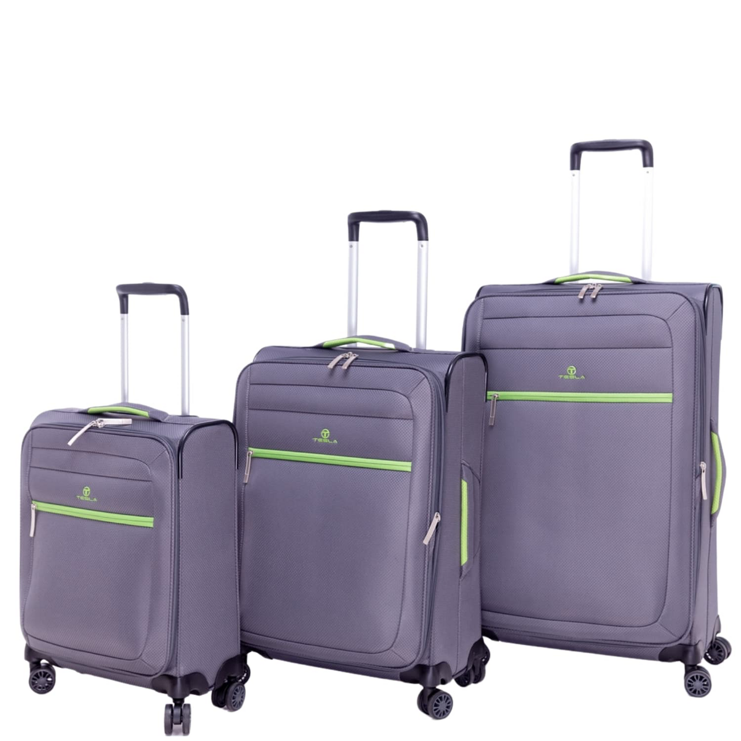 סט 3 מזוודות קלות משקל Tesla Sacramento