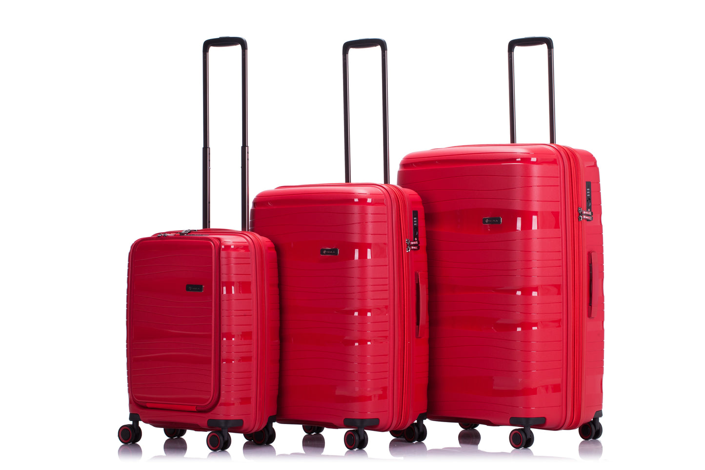 סט מזוודות קלות משקל - סט של 3 מזוודות טסלה RoadStar