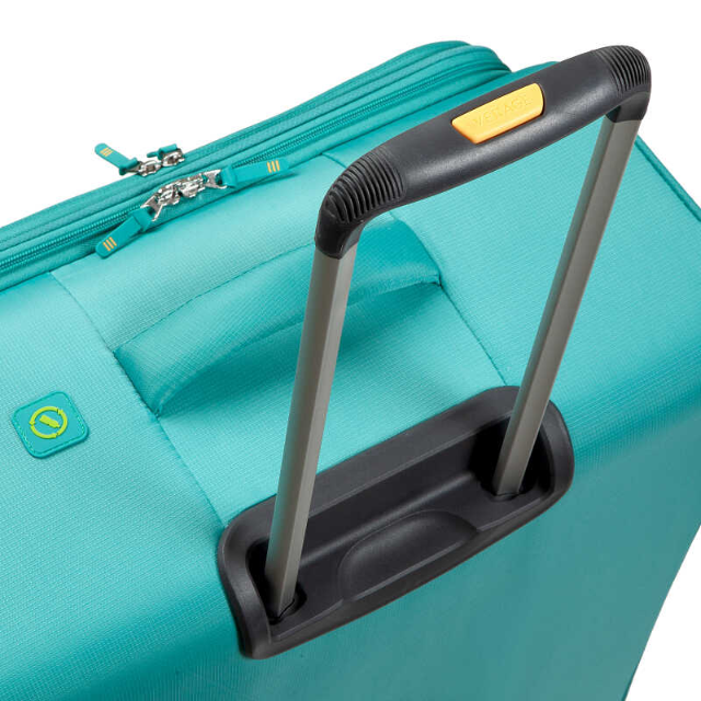 זוג מזוודות בד (גדולה+טרולי עליה למטוס) קלות במיוחד דגם BRISTOL מבית היוקרה VERAGE אנגליה