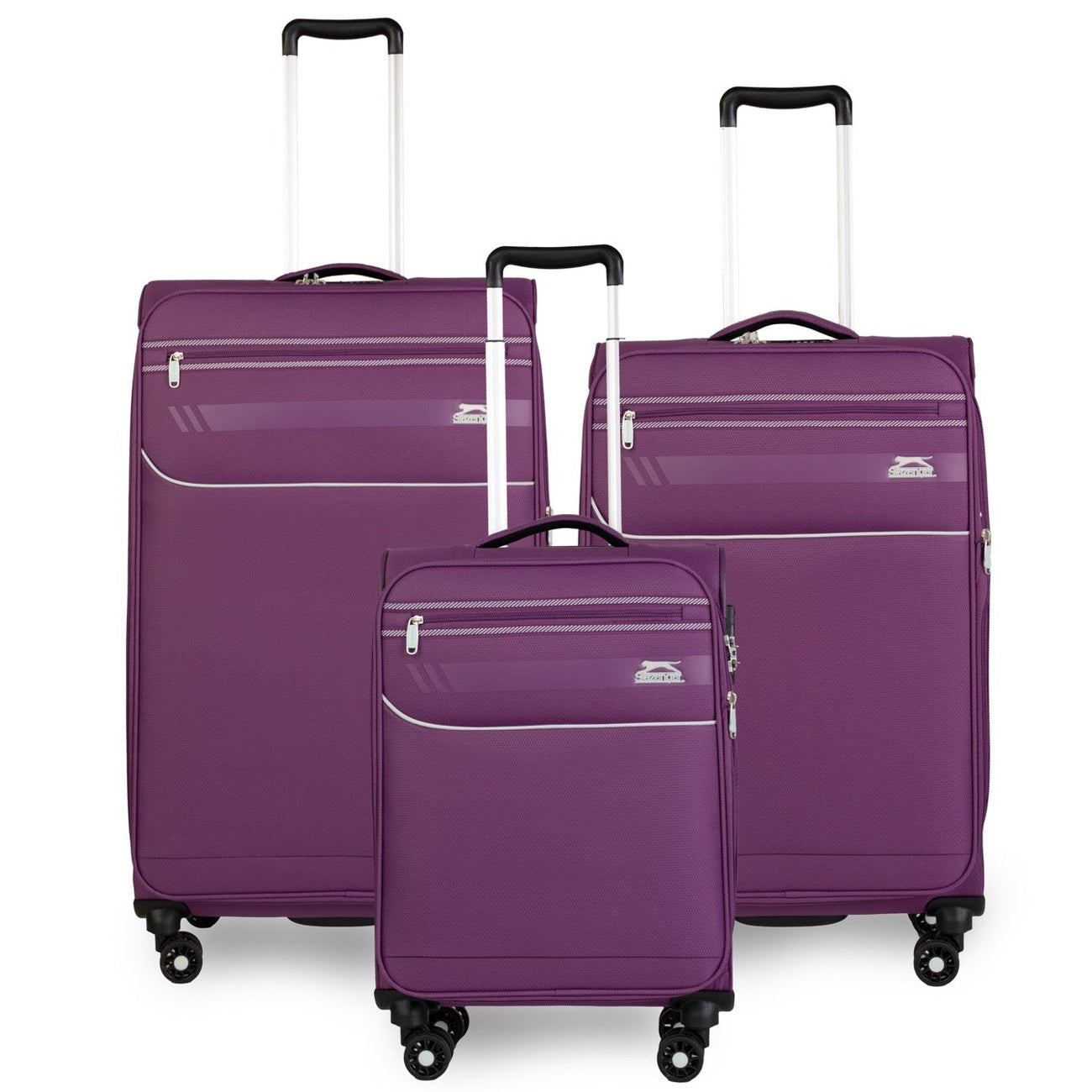 סט 3 מזוודות בד אולטרה־קלות מתרחבות B-Lite II מבית SLAZENGER