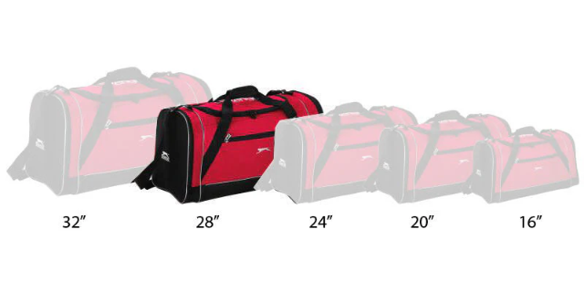 תיק ספורט וטיולים מבית SLAZENGER בחמישה גדלים 16"–32"