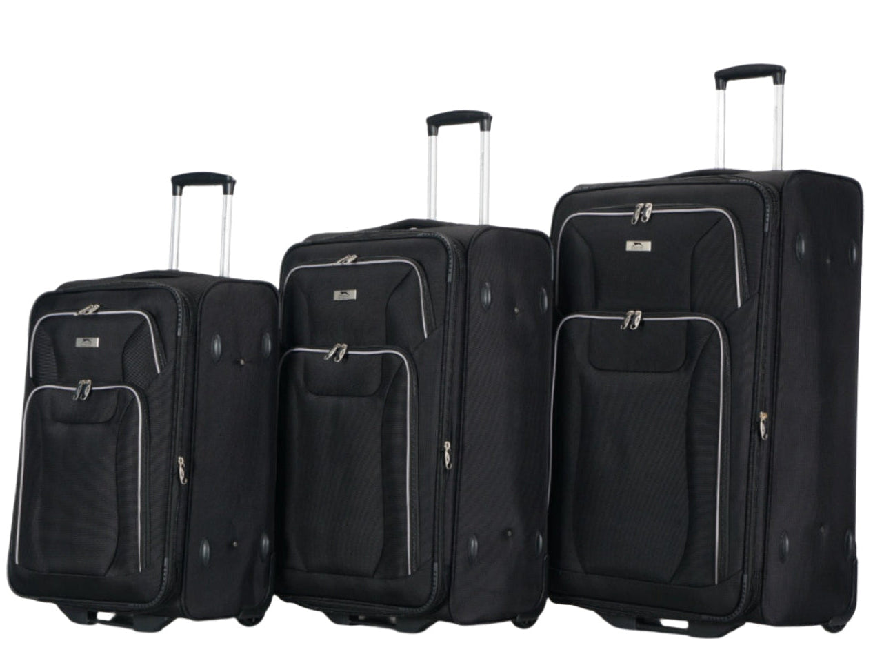 סט 3 מזוודות חזקות שני גלגלים Slazenger דגם LINCOLN