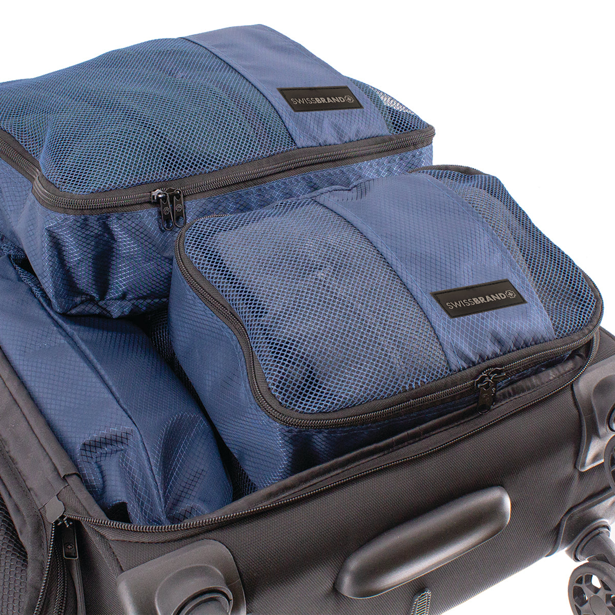 ארגונית נסיעות למזוודה 4 חלקים מבית SwissBrand דגם Packing Cube Zurich
