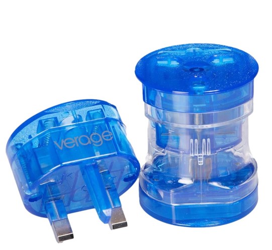 מתאם אוניברסאלי לנסיעות מבית חברת VERAGE דגם Universal Travel Adapter
