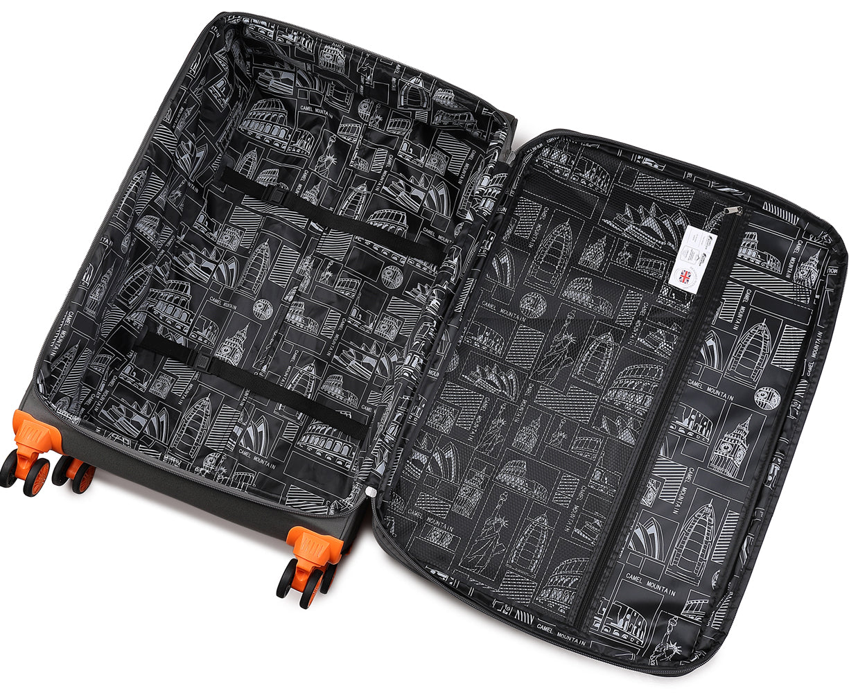Camel Mountain® Titan – סט 4 מזוודות פרימיום לחוויית נסיעה מושלמת