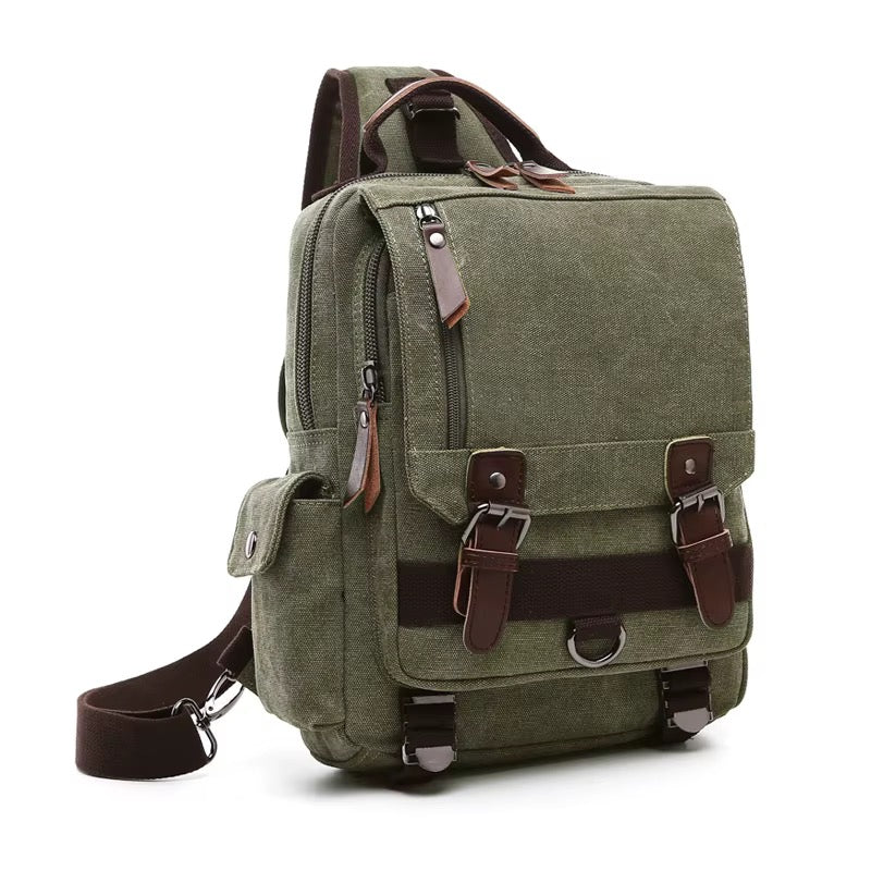תיק קרוסבודי קנבס וינטג’ 8842