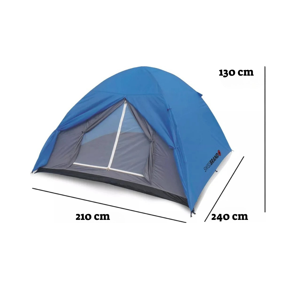 אוהל קמפינג 4 אנשים - 2 עונות מבית SWISSBRAND  דגם CLASSIC TENT