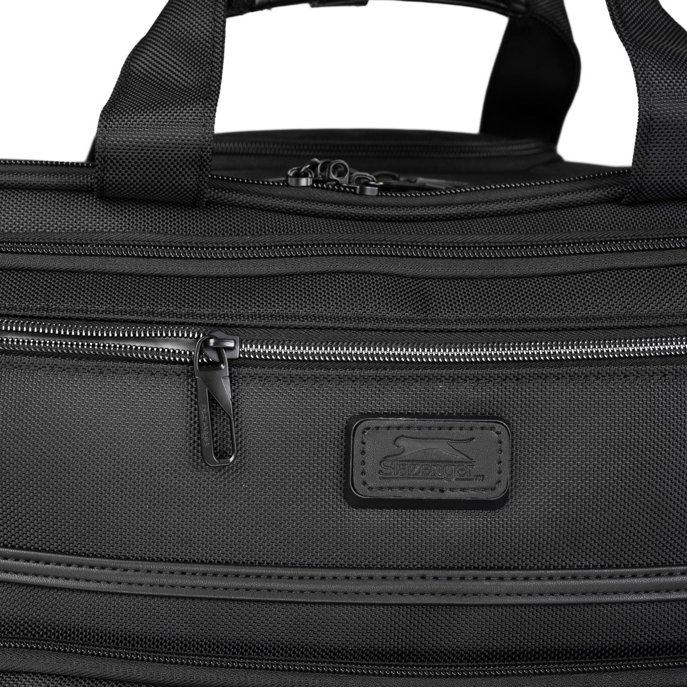מזוודת טרולי עסקים 2 גלגלים עם תא לללפטופ LAPTOP CASE  מבית המותג SLAZENGER סדרת OXFORD