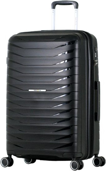 סט 3 מזוודות קשיחות מתרחבות מבית TRAVEL CLUB במידות 20” / 25” / 29”