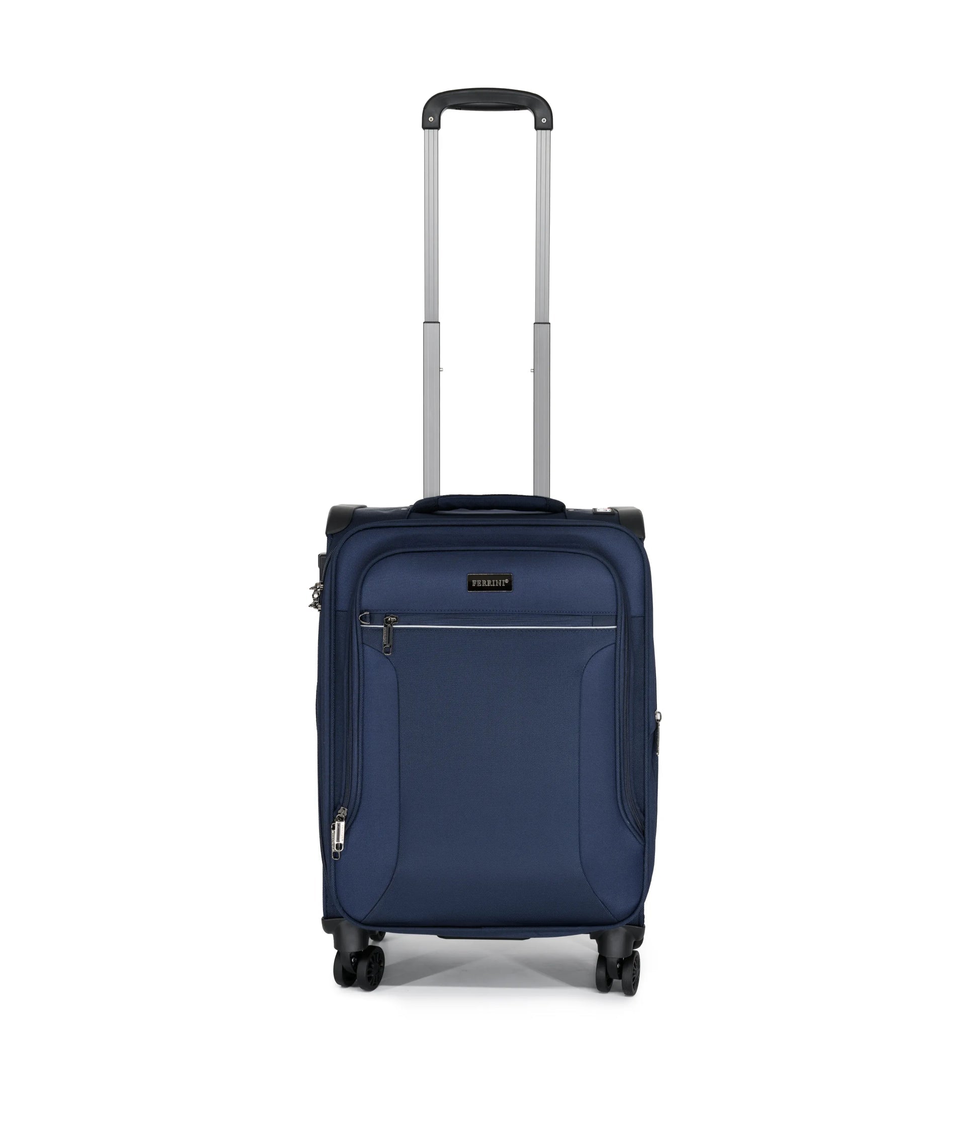 מזוודת טרולי עליה למטוס 19” מבד מתרחבת מבית FERRINNI דגם ALPHA