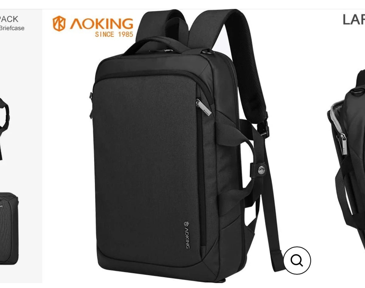 תיק גב למחשב נייד 15.6״ AOKING עם USB דגם SN86099