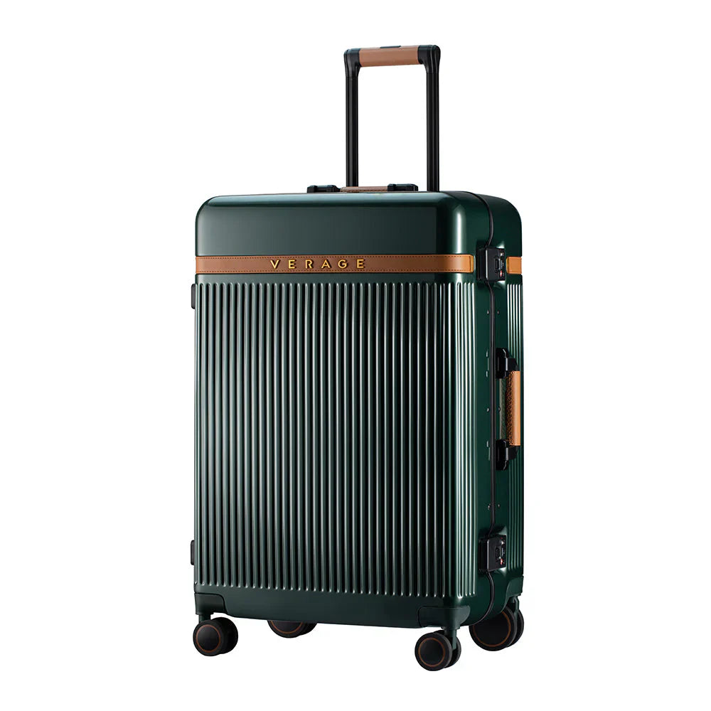 מזוודה בינונית קשיחה ויוקרתית 25" מבית המותג VERAGE דגם WINDSOR המזוודה שמככבת במגזיני אופנה רבים