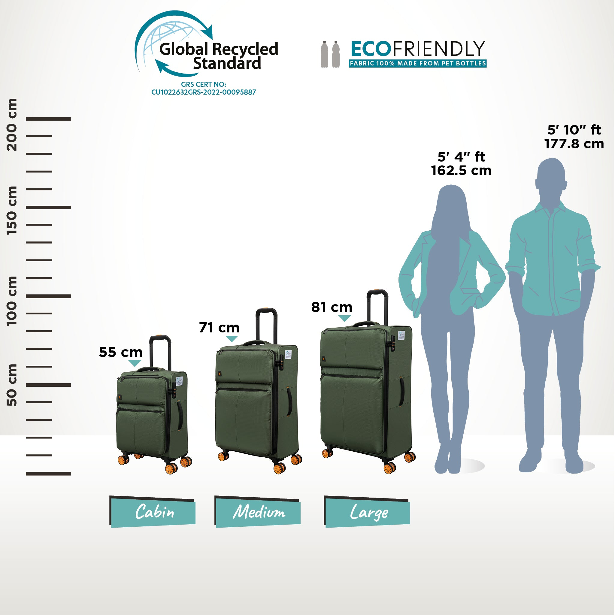 סט מזוודות it Luggage דגם Lykke