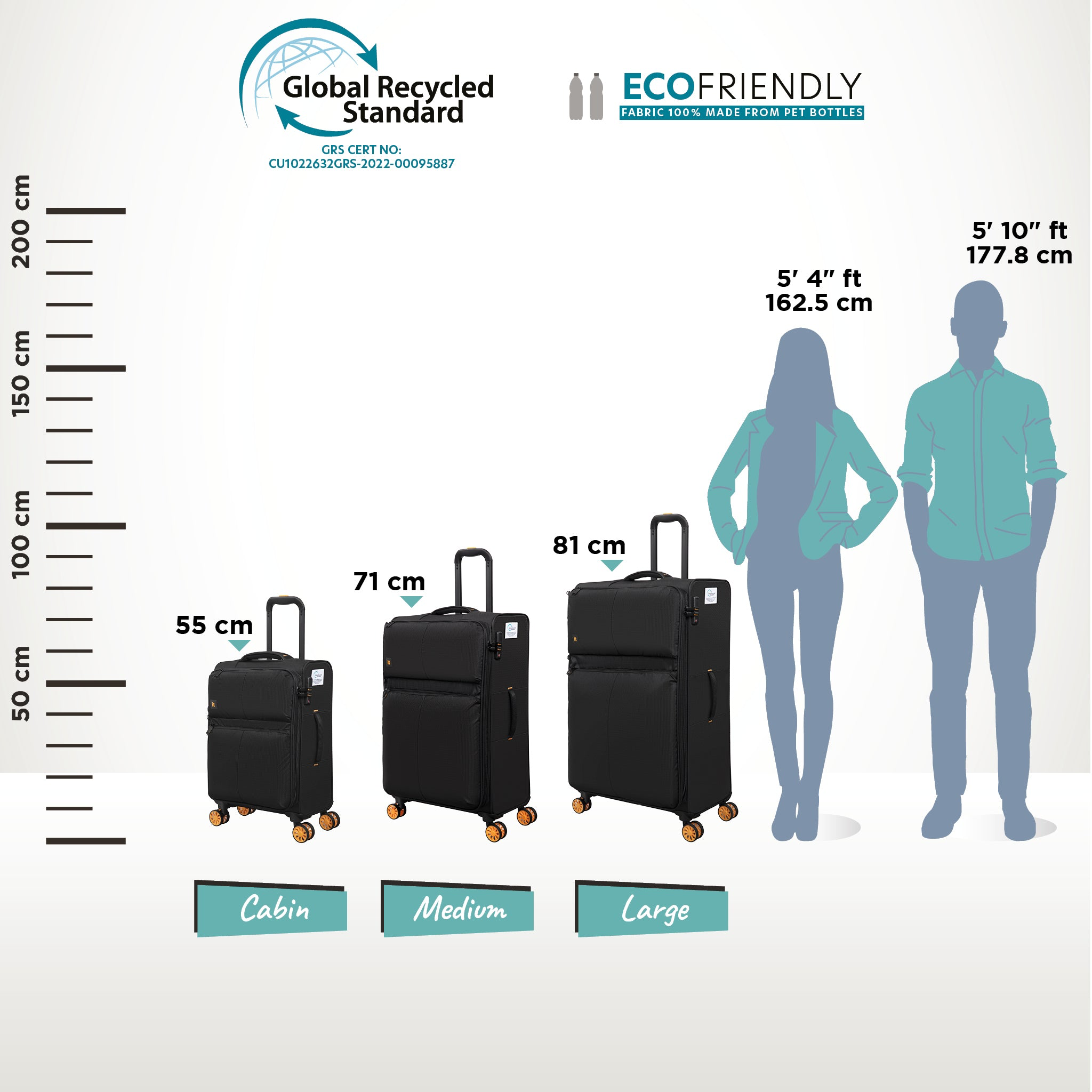 סט מזוודות it Luggage דגם Lykke