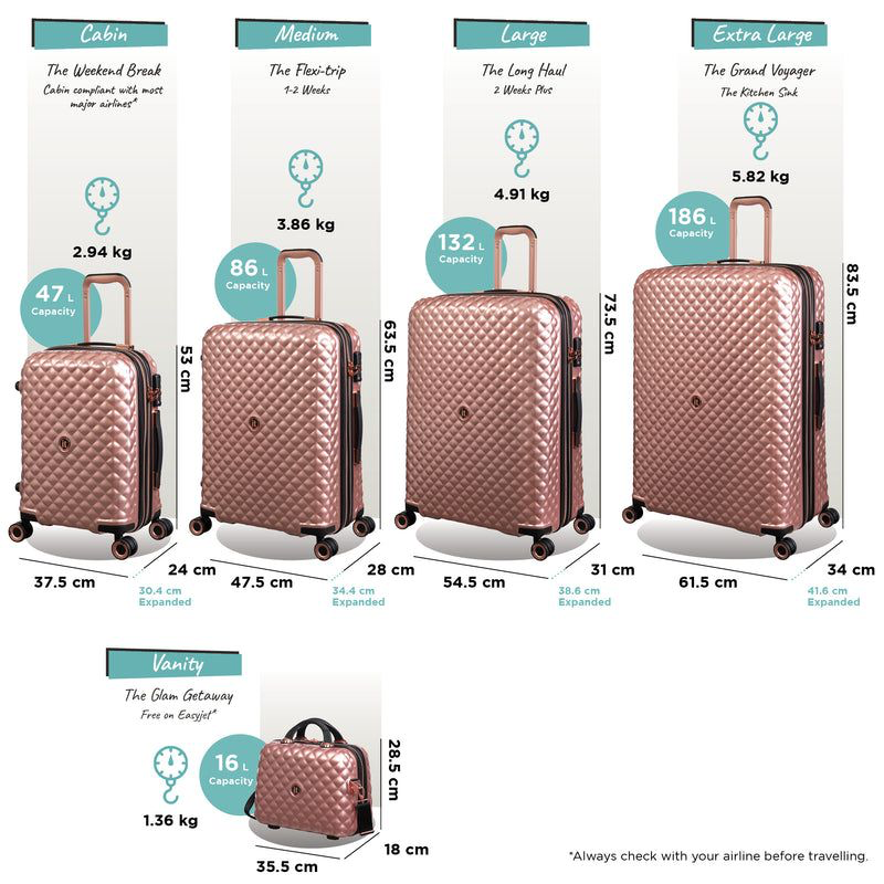 סט מזוודות it Luggage דגם Glitzy