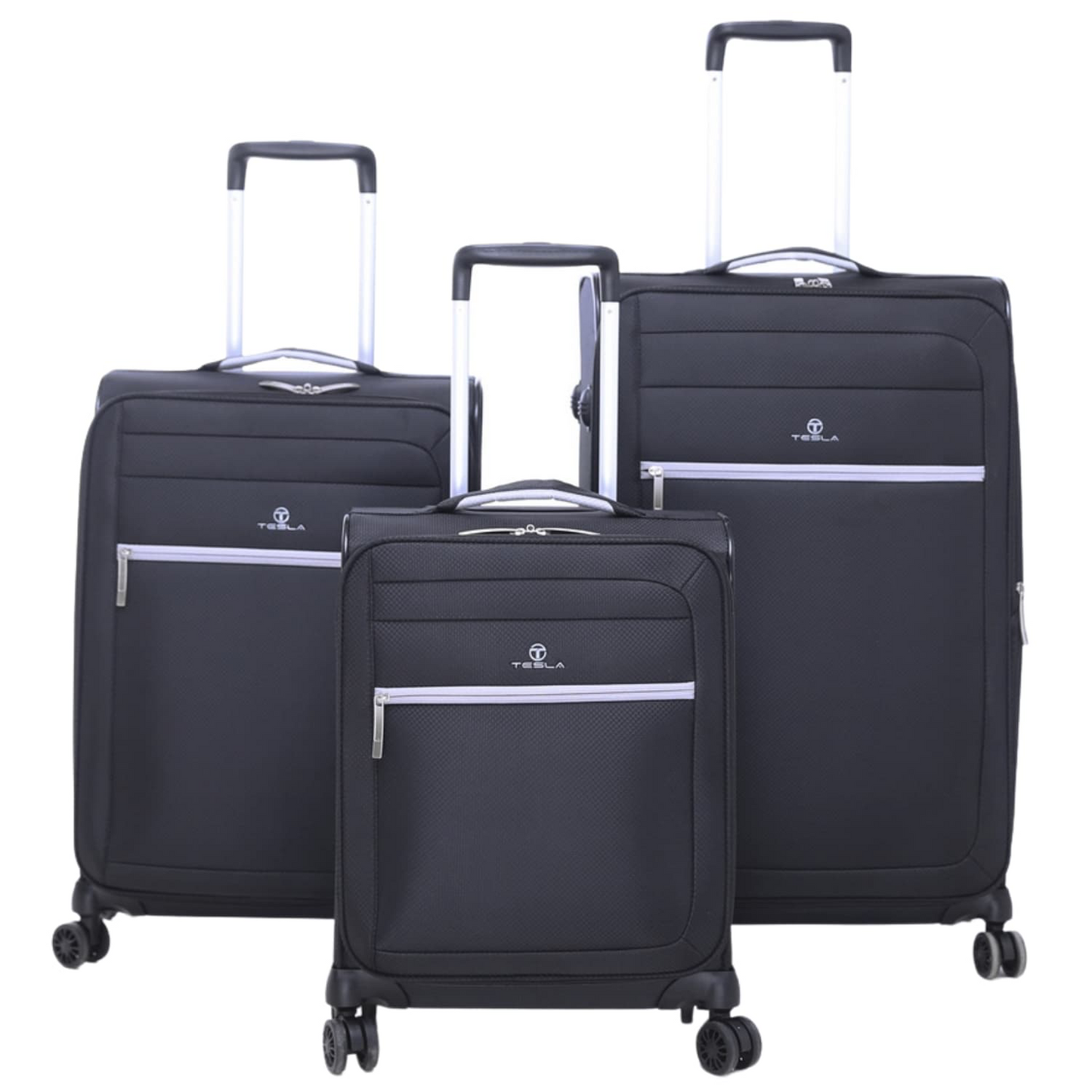 סט 3 מזוודות קלות משקל Tesla Sacramento