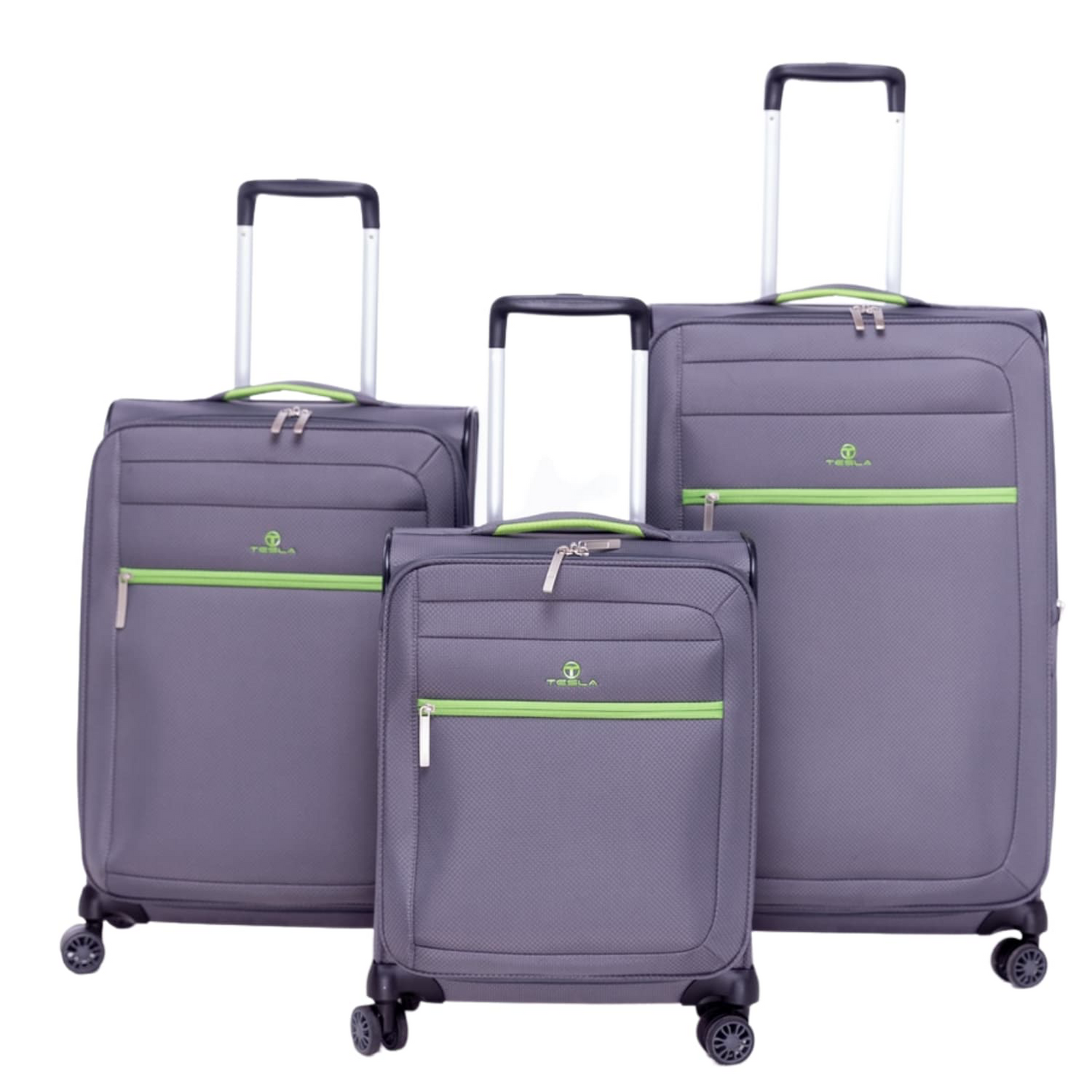 סט 3 מזוודות קלות משקל Tesla Sacramento
