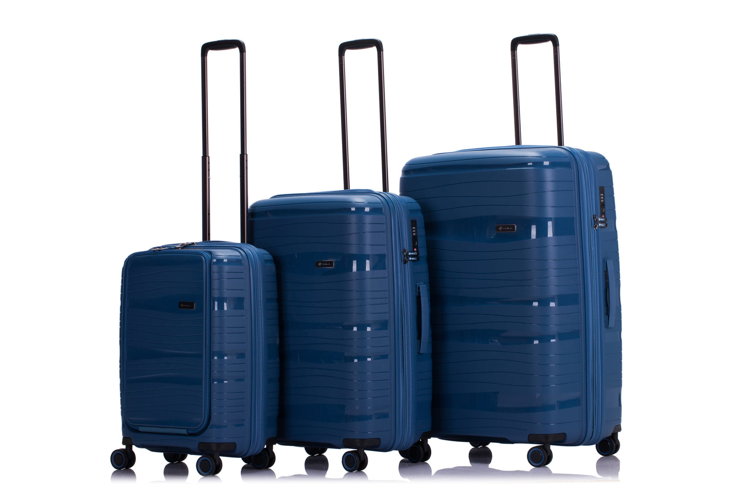 סט מזוודות קלות משקל - סט של 3 מזוודות טסלה RoadStar