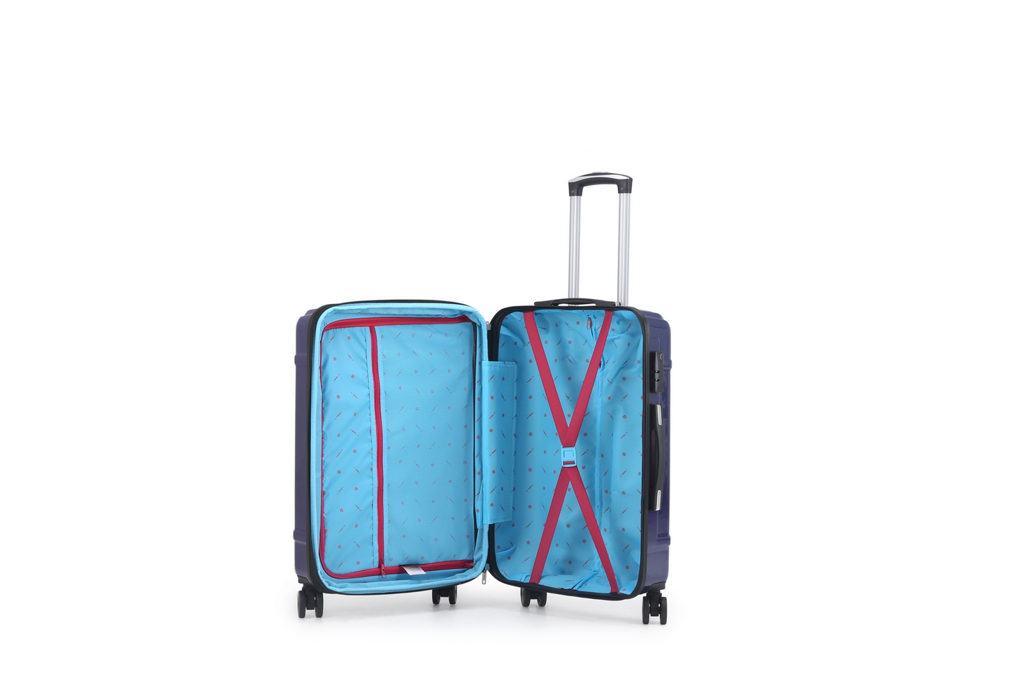 סט 3 מזוודות Tesla California | עמידות נגד שבר