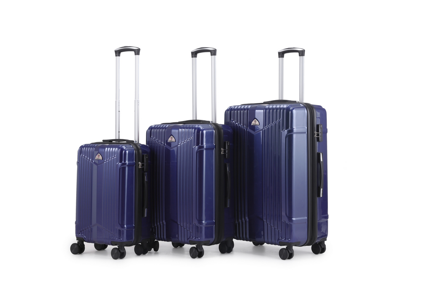 סט 3 מזוודות Tesla California | עמידות נגד שבר