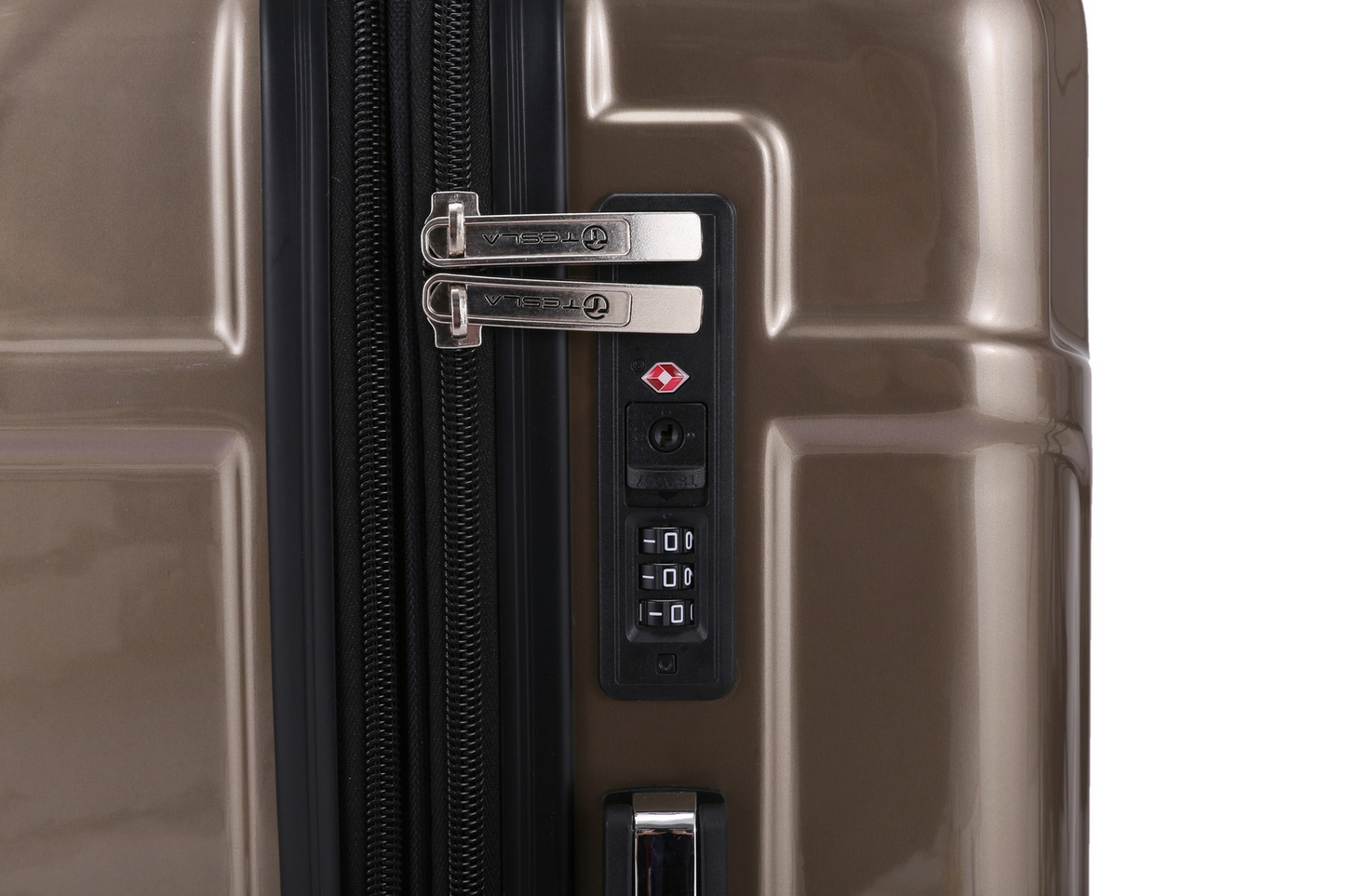 סט 3 מזוודות Tesla California | עמידות נגד שבר