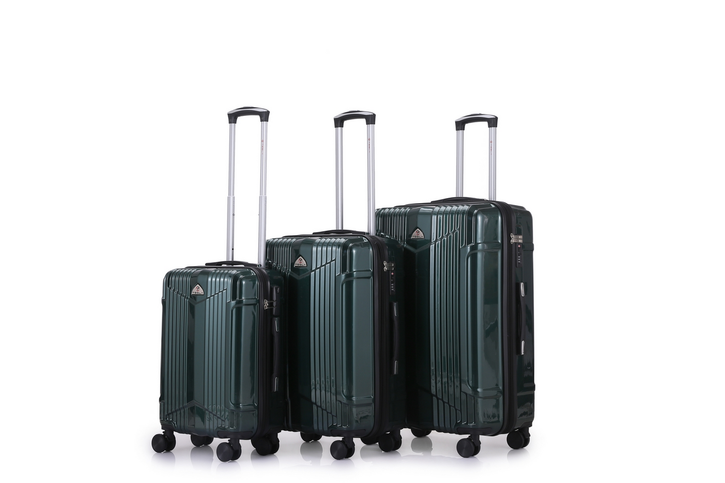 סט 3 מזוודות Tesla California | עמידות נגד שבר