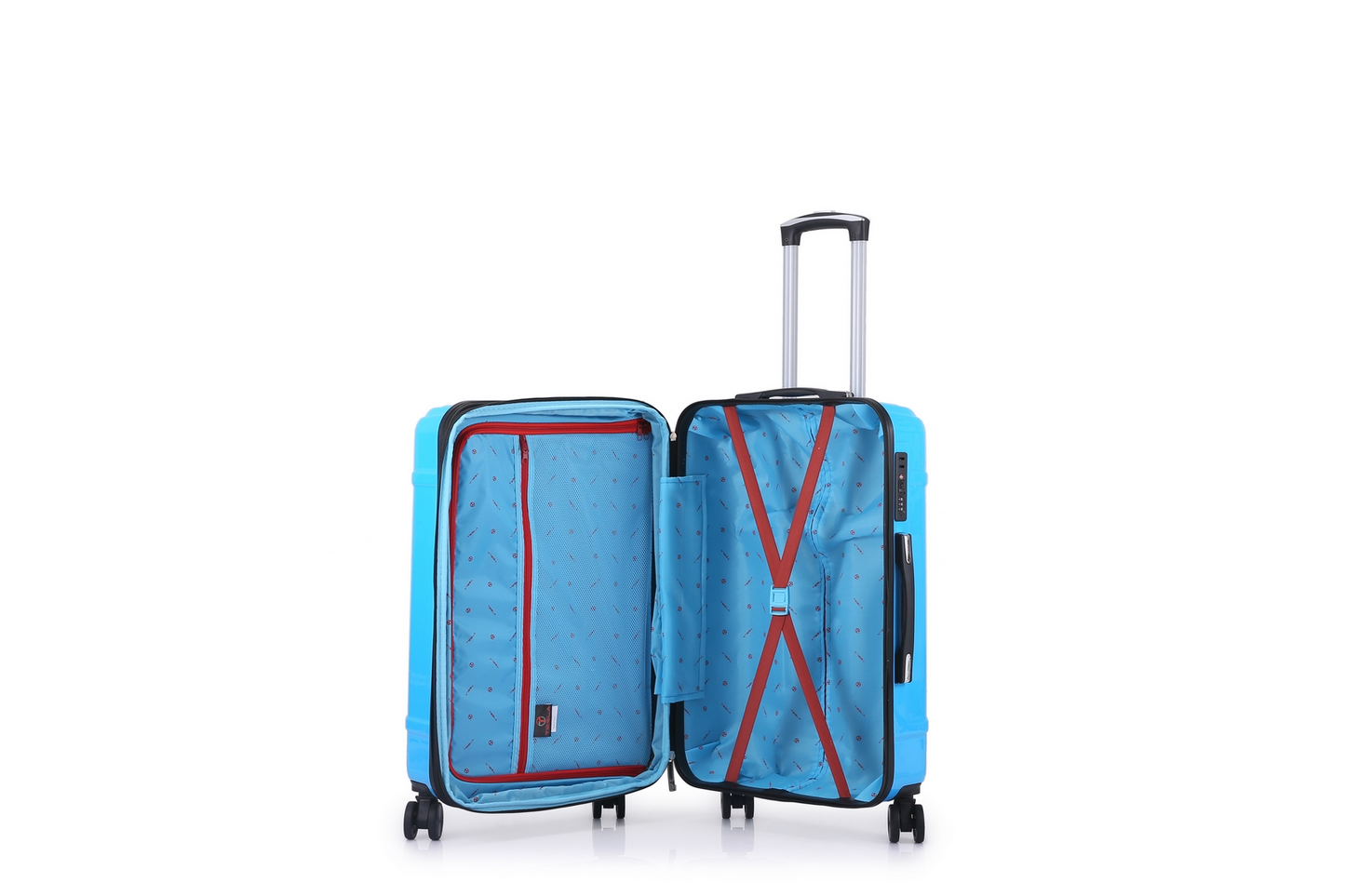 סט 3 מזוודות Tesla California | עמידות נגד שבר