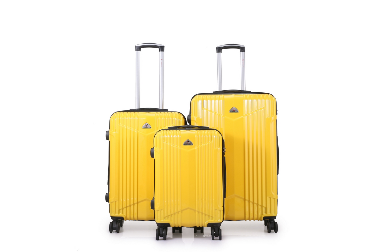 סט 3 מזוודות Tesla California | עמידות נגד שבר