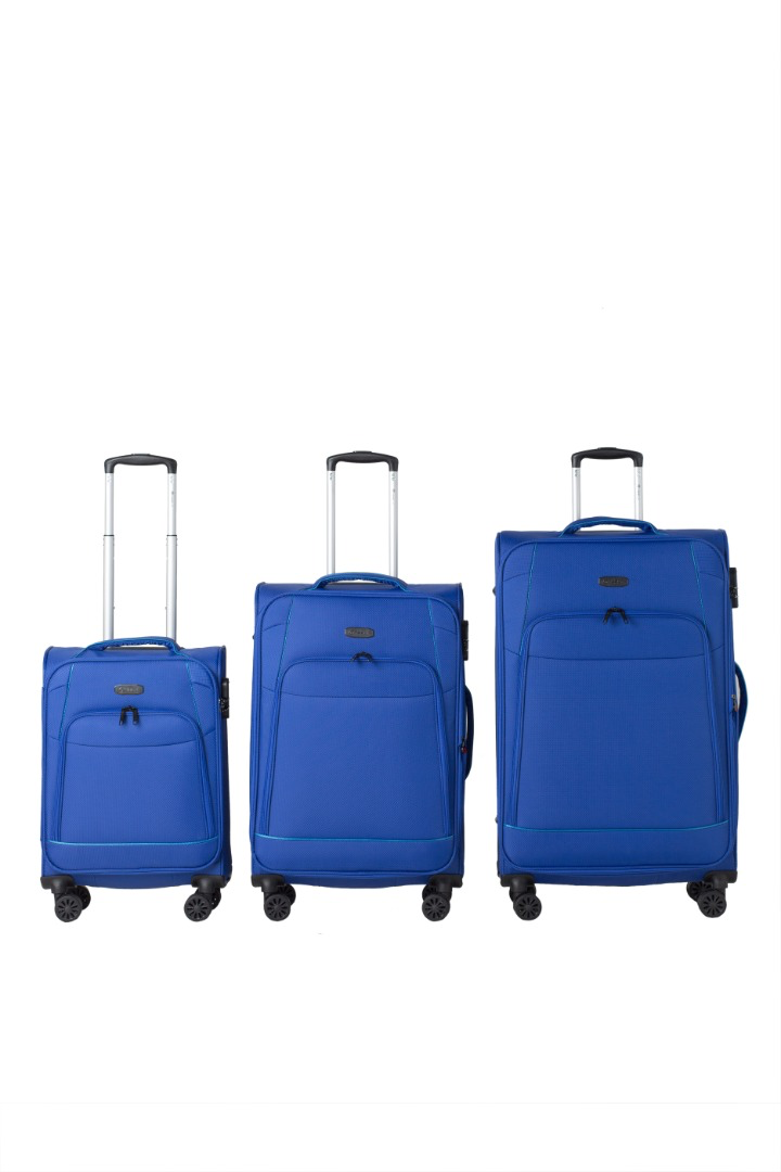 סט 3 מזוודות בד Tesla San Diego