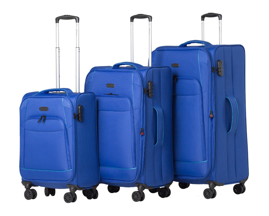 סט 3 מזוודות בד Tesla San Diego