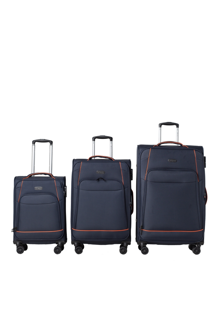 סט 3 מזוודות בד Tesla San Diego