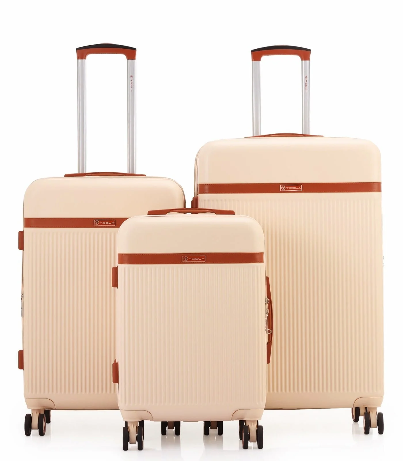 TESLA LOS ANGELS סט 3 מזוודות