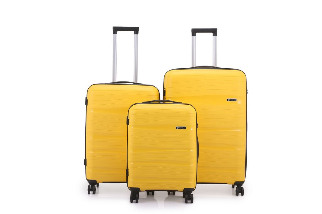 סט 3 מזוודות TESLA SANTA BARBARA