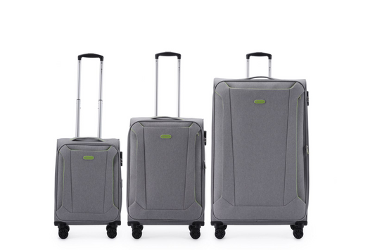 סט 3 מזוודות בד TESLA SAN FRANCISCO