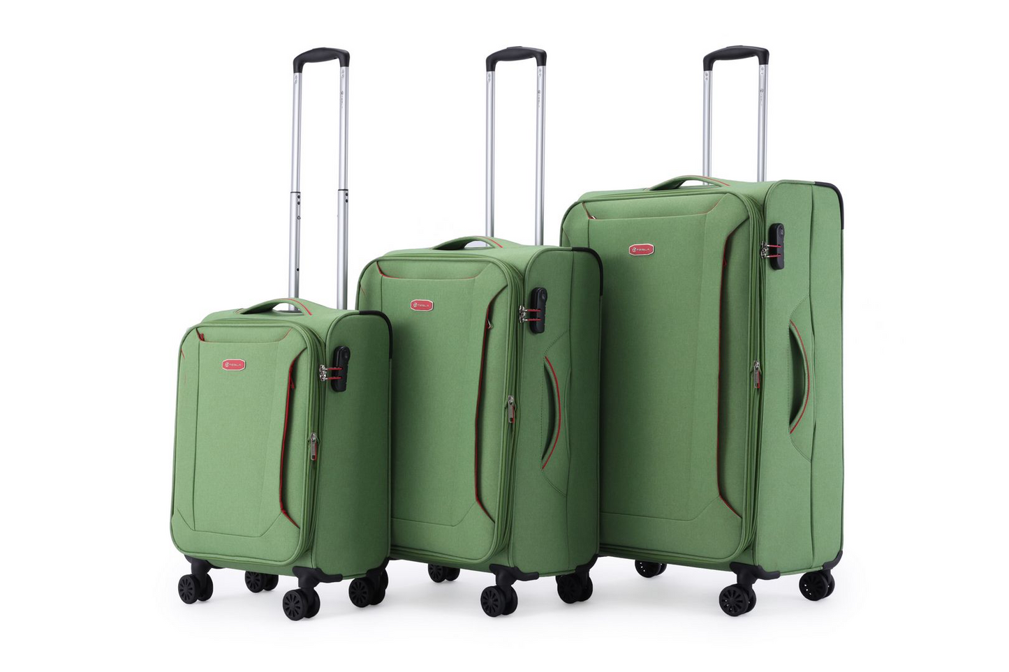 סט 3 מזוודות בד TESLA SAN FRANCISCO