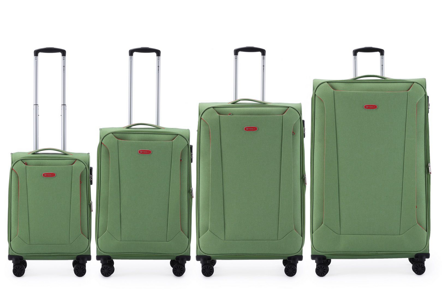 סט 4 מזוודות בד TESLA SAN FRANCISCO