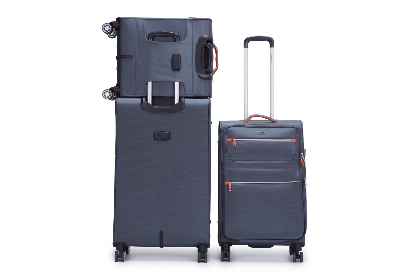 סט מזוודות פרימיום - סט 3 מזוודות מבד איכותי של המותג HIMALAYA דגם MAKALU SOFT