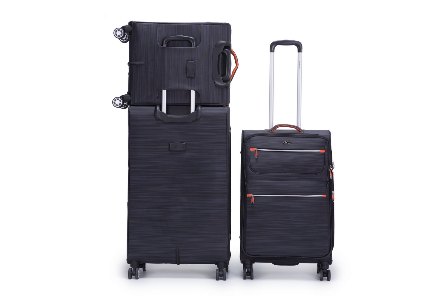 סט מזוודות פרימיום - סט 3 מזוודות מבד איכותי של המותג HIMALAYA דגם MAKALU SOFT