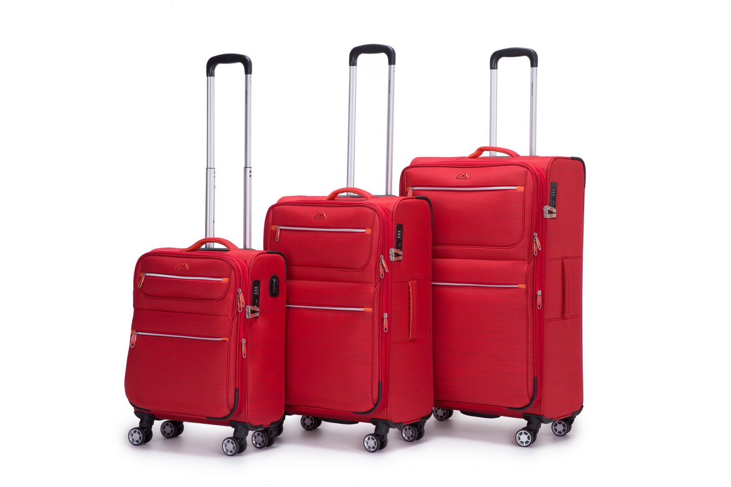 סט מזוודות פרימיום - סט 3 מזוודות מבד איכותי של המותג HIMALAYA דגם MAKALU SOFT