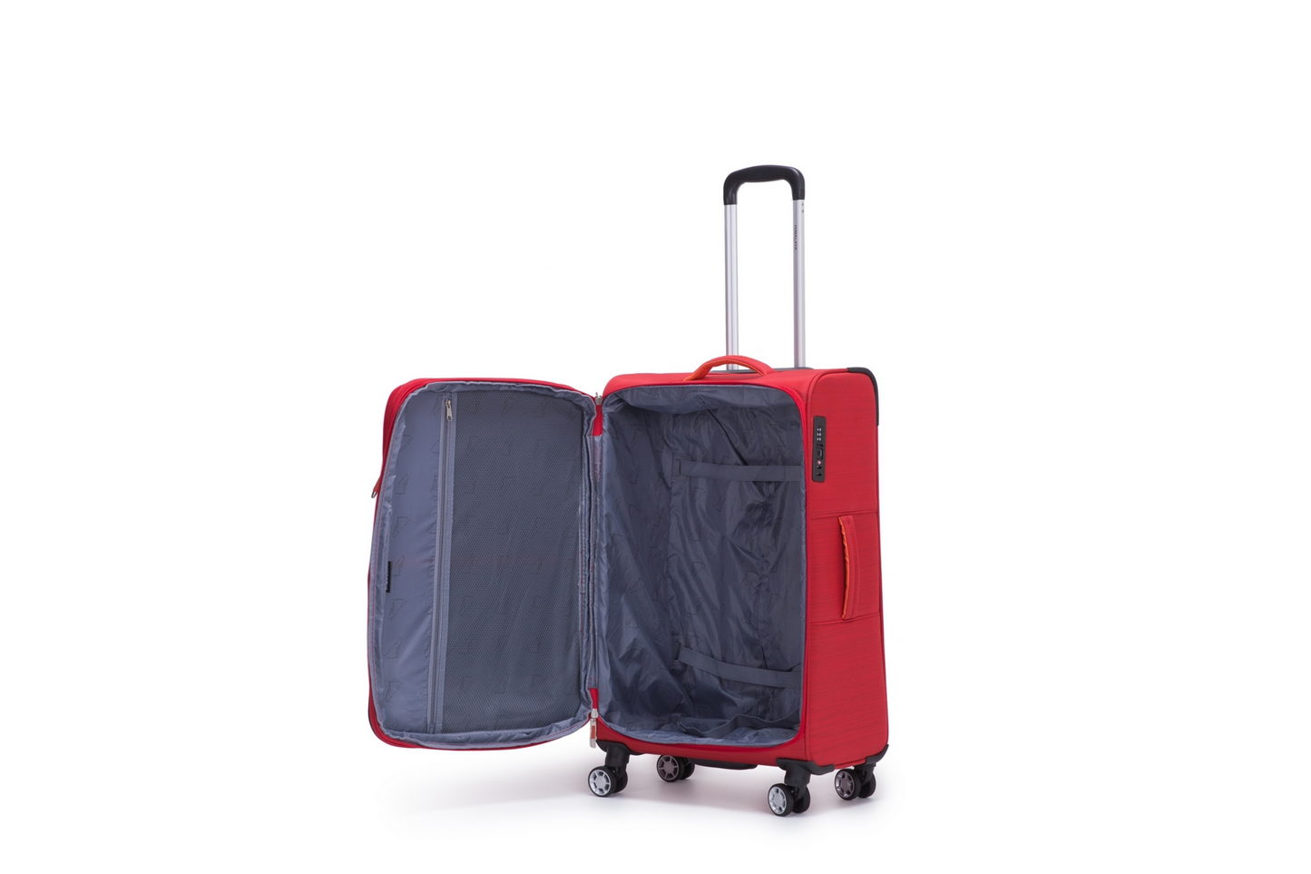 סט מזוודות פרימיום - סט 3 מזוודות מבד איכותי של המותג HIMALAYA דגם MAKALU SOFT