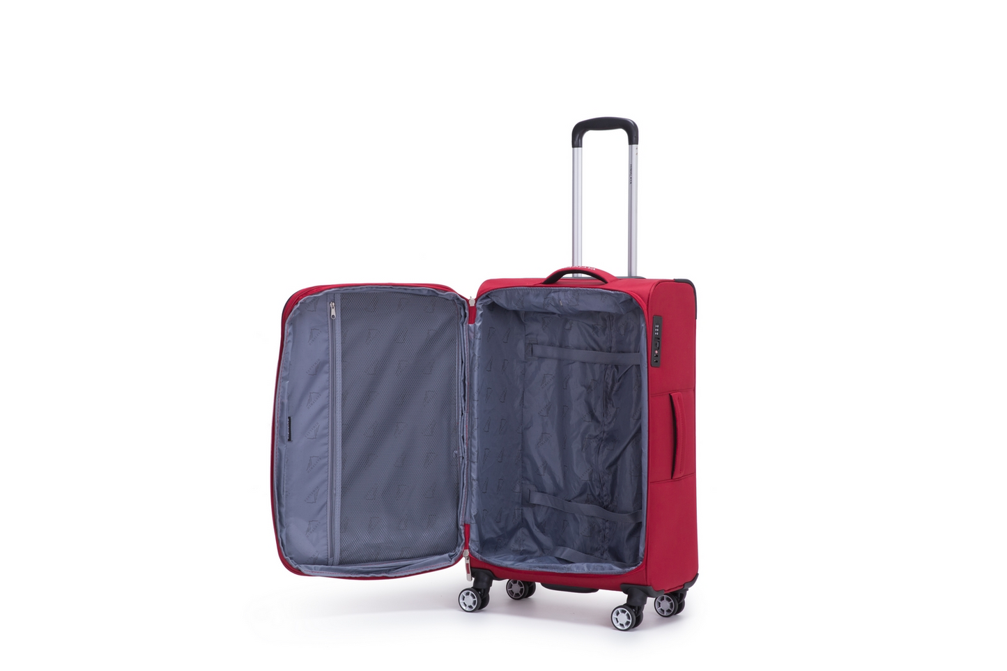 סט מזוודות יוקרה - סט 3 מזוודות עמידות מבד של המותג HIMALAYA דגם EVEREST SOFT