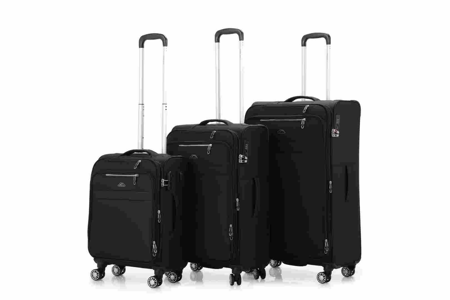 סט מזוודות יוקרה - סט 3 מזוודות עמידות מבד של המותג HIMALAYA דגם LHOTSE