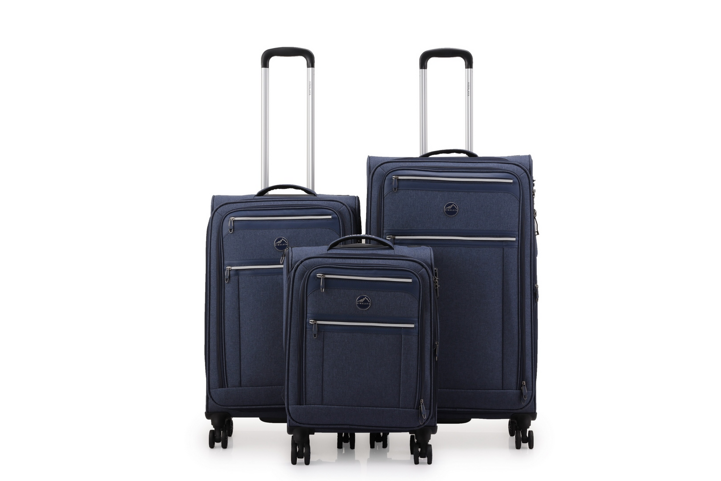 סט מזוודות פרימיום - סט 3 מזוודות מבד איכותי של המותג HIMALAYA דגם K2 SOFT