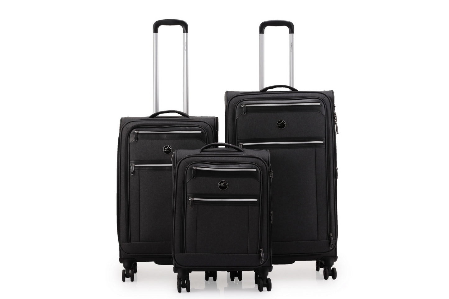 סט מזוודות פרימיום - סט 3 מזוודות מבד איכותי של המותג HIMALAYA דגם K2 SOFT